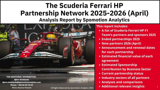 Scuderia Ferrari HP Partnership/Sponsorship Network Report 2025 - 2026