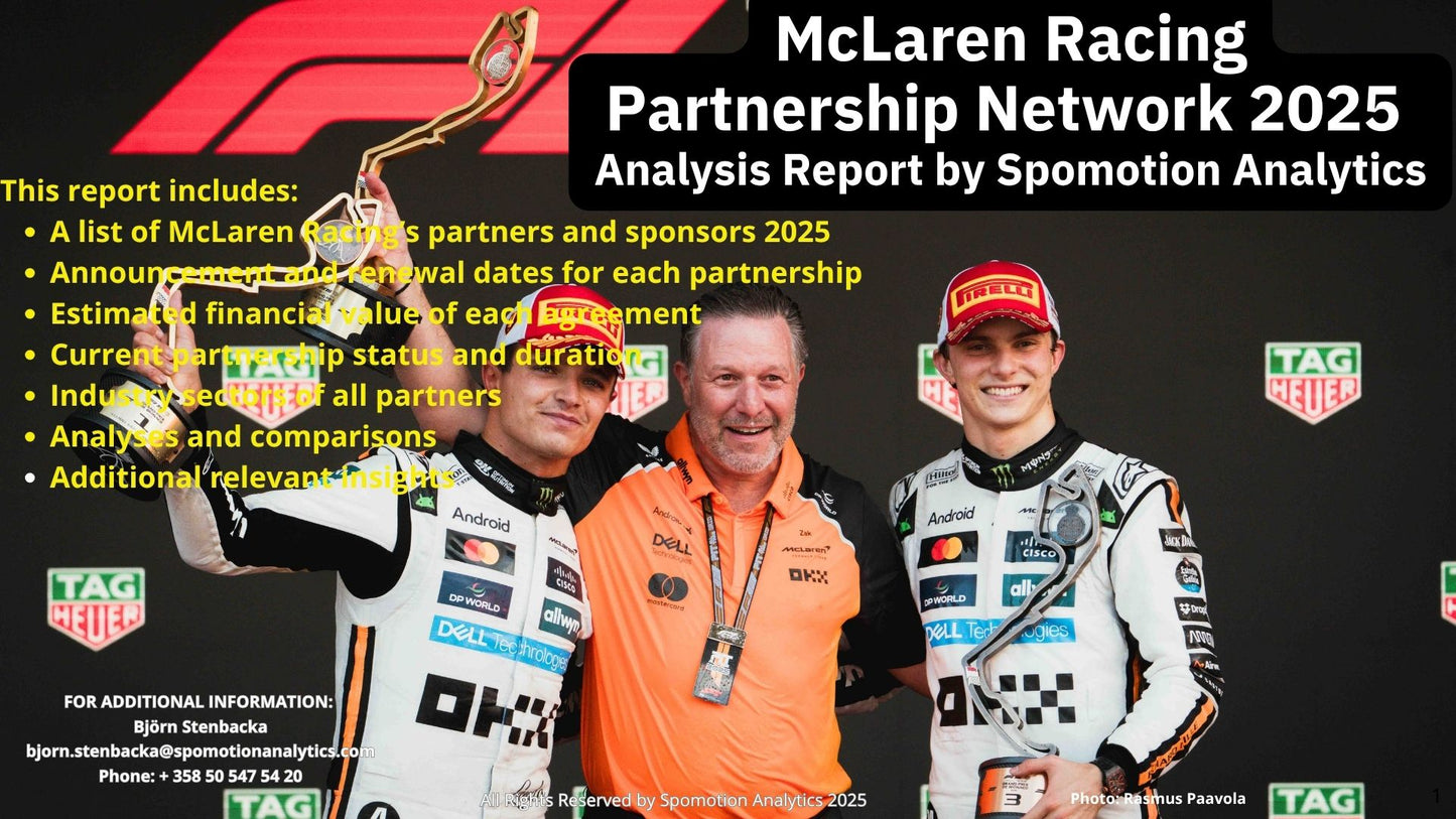 McLaren Racing Formula 1 Team Partnership Report 2025