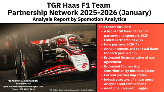 TGR Haas F1 Team Partnership Report 2025 – 2026 (JANUARY)