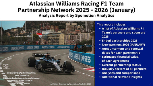 Atlassian Williams Formula 1 Team Partnership Report 2025 - 2026 (January)