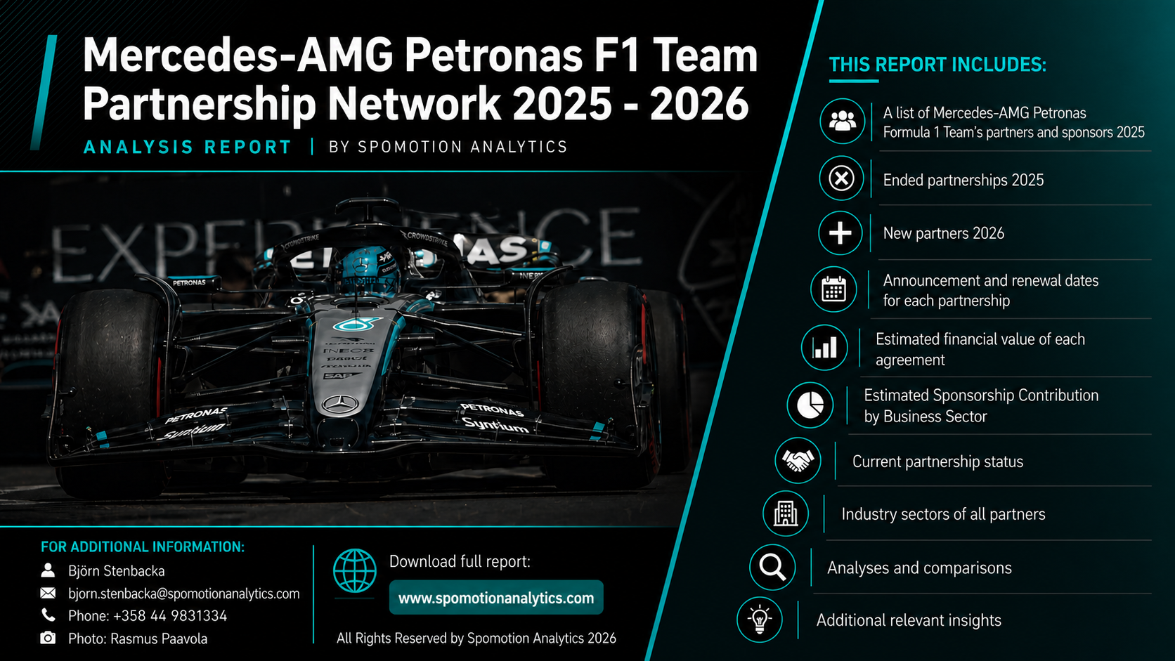 Formula 1 Sponsorship Intelligence Report Front Cover